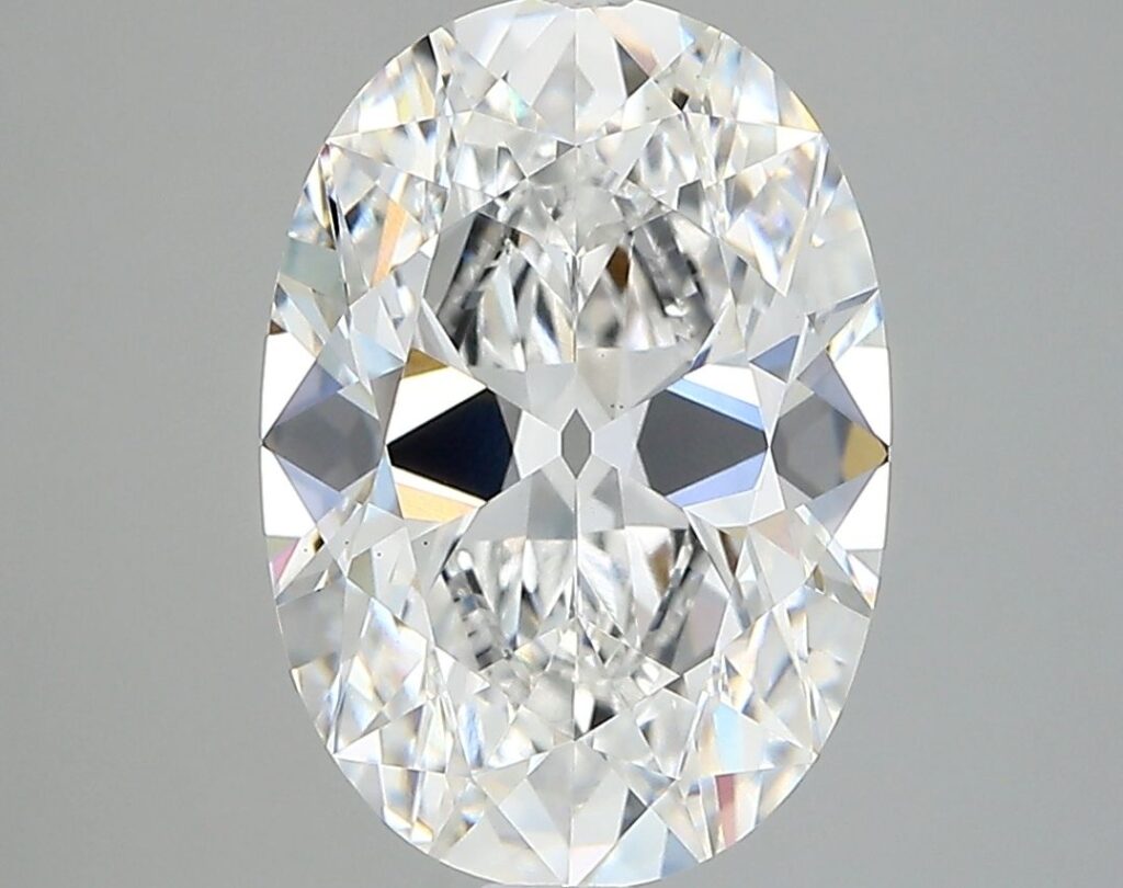 OVAL 3.82ct D VS1 - EX