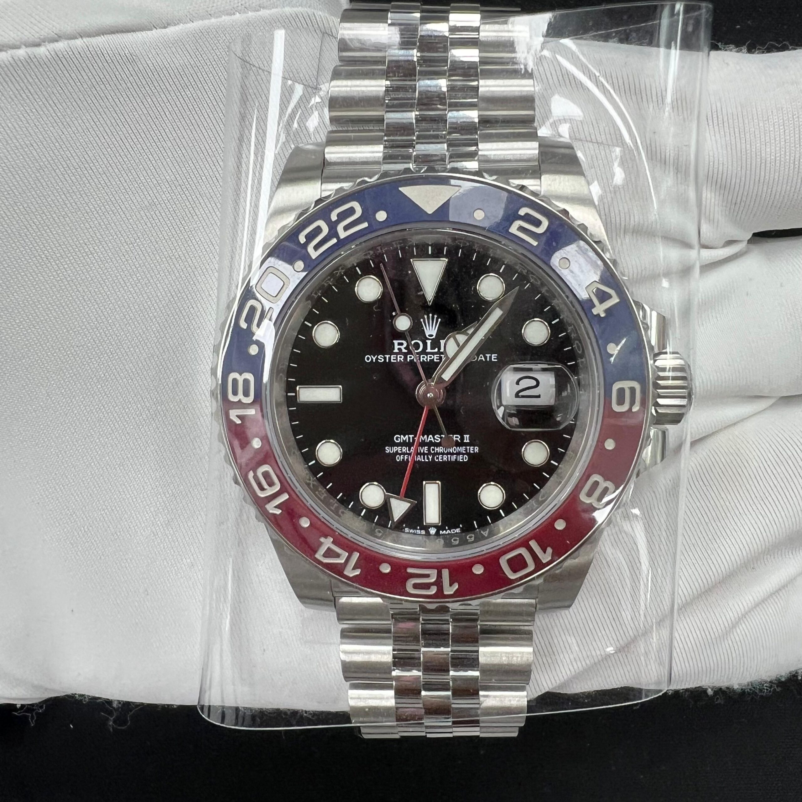 ROLEX GMT MASTER II 126710BLRO